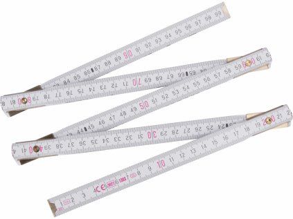 3021 | Összecsukható vonalzó, fa, 1 m