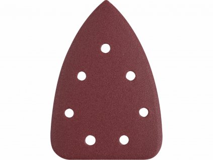 8803992 | Papier brúsny deltový na suchý zips 98 x 141 mm, 7 otvorov P60 - balenie 10 ks