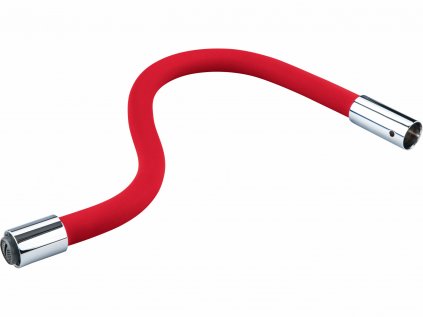 81125A | Rameno horné, flexibilné 550 mm s perlátorom farba červená