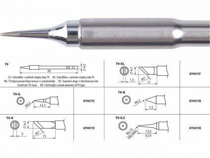 8794511D | Hrot pájecí T9-ILS pro 8794511