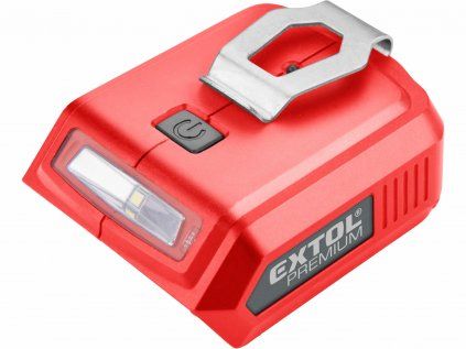 Adaptér USB pro akumulátor Share20V 2xUSB 5V/2A | Extol Premium (8891896)