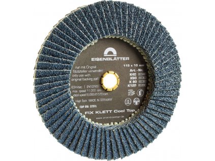 2508 3 e80390 lamelovy kotouc na suchy zip 115 mm zk120 fix klett cool top