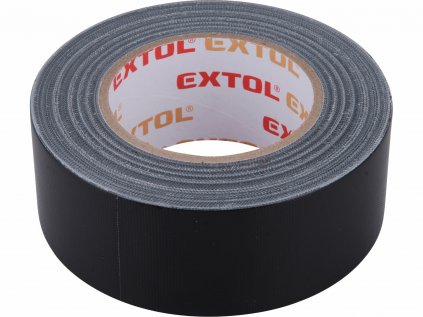 8856313 | Páska lepiaca textilná, čierna, 50mm x 50m, EXTOL PREMIUM