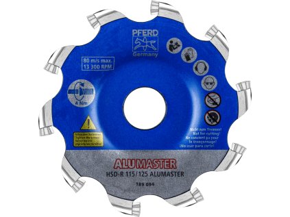 22000019 | HIGH SPEED DISC HSD-R 115/125 ALUMASTER