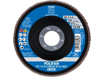 pfc 115 co freeze 80 sg inox rgb