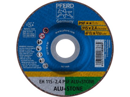 61830122 | CUT-OFF WHEEL EH 115-2,4 PSF ALU+STONE