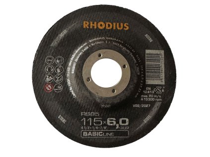 395041 | Brúsny kotúč 115 x 6,0 x 22,23 mm, RS85