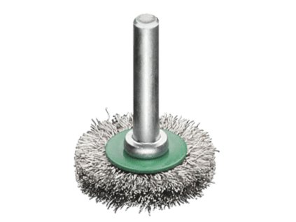 355070 415363 rundburste srb mit schaft 6 mm 50x15 0 30 stahldraht rostfrei gewellt
