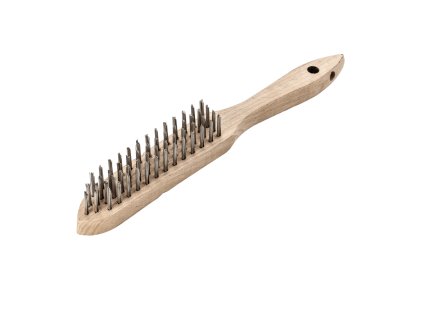 355367 100041 handburste 4 rhg x 14 stahldraht sta glatt 0 35 mm