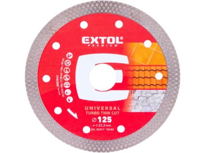 8803042 | Diamantový rezný kotúč Turbo Thin Cut na suché a mokré rezanie 125x10,0x1,4x22,23 mm