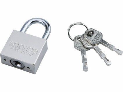8857403 | Zámok visací oceľový 30 mm, 3 kľúče