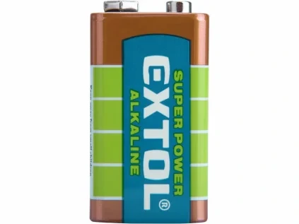 Batéria alkalická, 9V, typ 6LR61 | Extol Energy (42016)