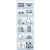 3062560200020200 | Mikro rezkar iz karbidne trdine, zaobljen rob 2,0/0,20x20-50x4 mm