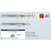3062570030010 | Hartmetall Micro-3D Mini-Radiusfräser 0,3/0,15x1-50x4 mm