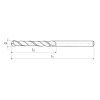 VN10018.0500 | Spiralbohrer 5.0x86 mm, HSSCo8