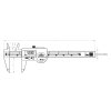 6040-27-200 | Digitaler Messschieber, PC-Genauigkeit 0,01 mm, 200 mm