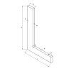 4033-02-020 | Präzisionswinkel, flach 200x130/31x8 mm