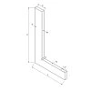 4033-12-020 | Präzisionswinkel, flach 200x130/26x8 mm