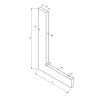 4033-12-030 | Präzisionswinkel, flach 300x200/32x8 mm
