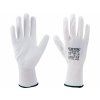 Polyester-Arbeitshandschuhe, mit Polyurethan getaucht, weiß, Größe 200 mm (S) | Extol Premium (8856630)