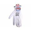 8856633 | Rukavice pracovní polyester máčené v polyuretanu, bílé velikost 280 mm (XL)