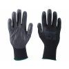 8856635 | Rukavice pracovní polyester, máčené v polyuretanu, černé velikost 200 mm (S)