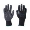 8856638 | Polyester-Arbeitshandschuhe, polyurethanbeschichtet, schwarz, Größe 280 mm (XL)