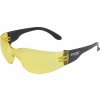97323 | Ochranné okuliare polykarbonátové, žlté EN 166, polykarbonátový zorník odolný proti poškriabaniu, UNI veľkosť