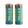 Alkalibatterie, 12 V, Typ 23A – 2er-Packung | Extol Energy (42017)