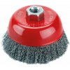 17002 | Topfbürsten-Durchmesser 75 mm, M14, gemwellter Stahldraht 0,3