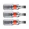 4741103 | Bit 1/4" für Schrauben mit geradem Schlitz 3x25 mm - 3er-Pack