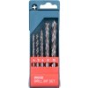 8801220 | Holz-Spiralbohrer 4–10 mm, CrV – 5er-Set