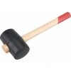 2610 | Gummihammer, schwarz, Holzgriff 55 mm