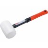 8811115 | Gummihammer, weiß, Fiberglasgriff, Durchmesser 80 mm, 910 g