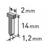 8852405 | Klince do sponkovacej pištole 14x1,2 mm - balenie 1000 ks