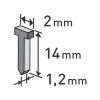 8852405 | Nägel für Tackerpistole 14 x 1,2 mm – 1000 Stück