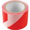 Warnband 75 mm x 100 m, rot und weiß | Extol Craft (9565)