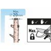 8872102 | Gartenschere, Aluminiumgriff 215 mm, max. Schnittbreite 20 mm