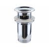 81097 | CLICK-CLACK mosdólefolyó túlfolyóval 5/4″ G, 80 mm hosszú