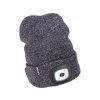Hut mit Scheinwerfer grau/schwarz | Extol Light (43462)