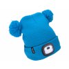 43459 | Kindermütze mit Stirnlampe blau