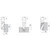101405.080 | End mill Ø8x30x100, Z1,  HSSCo5 ,W