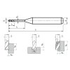 S260402.016 AlTiN | Mini fréza 1,6x2, 4x50, Z2, λ 30°, ZPS, SK, AlTiN, N
