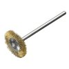 355307 410522 miniaturna rotacna kefa so stopkou priemer 3 mm 19x2x5 mm 0 10 mosadzny drot zvlneny