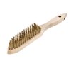 355406 107661 handburste 6 rhg x 13 14 messingdraht mes gewellt 0 35 mm