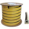 Tesnenie samolepiace 55706, profil D 9x7,5 mm, biele | TESA (94710)