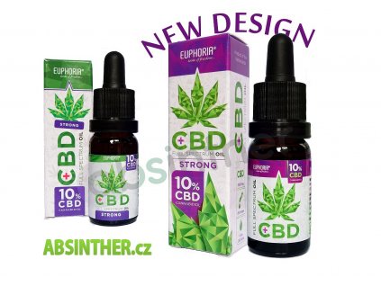 Euphoria CBD olej 10%, 30ml, 3000 mg