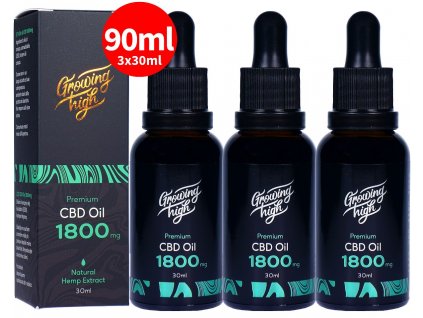 cbd olej 1800mg 30ml akce 2 1 zdarma