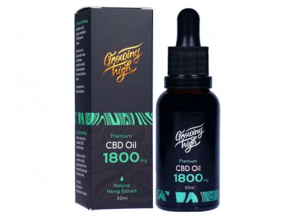 GH018001 Growing High CBD oil 1800mg olej kapky 30ml