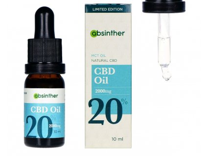 A124 absinther mct olej s prirodnim cbd 20 10ml